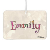 Emmily Colorful Fun Air Freshener: Cucumber Mint Autolufterfrischer (Rückseite)