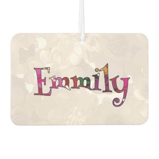 Emmily Colorful Fun Air Freshener: Cucumber Mint Autolufterfrischer (Vorderseite)