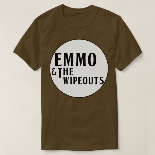 Emmo and the Wipeouts White version T-Shirt (Design vorne)