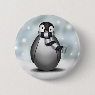 Emmy der Kaiser-Pinguin - Knopf Button