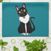 Emmy die Smokings-Katze Handtuch (Gefaltet)