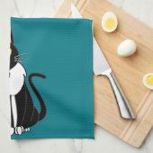 Emmy die Smokings-Katze Handtuch (Viertel Falte)