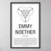 Emmy Noether Poster (Vorne)