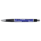 Emmy-Stift - ich bin Schicksal mit einem Gewehr Kugelschreiber (Vorderseite)