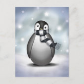 Emmy the Emperor Penguin - Postcard Postkarte (Vorderseite)