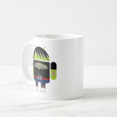 Emo Andy der Android Kaffeetasse (Vorderseite Links)