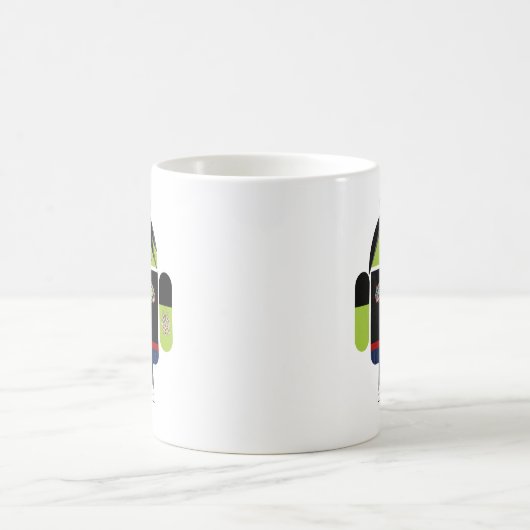 Emo Andy der Android Kaffeetasse (Mittel)