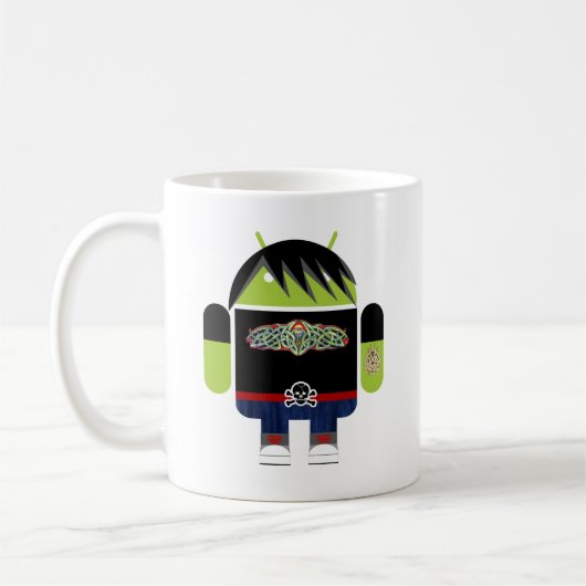 Emo Andy der Android Kaffeetasse (Links)