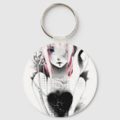 Emo-Animateurin Schlüsselanhänger (Vorderseite)