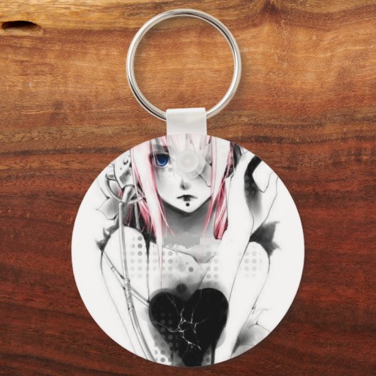 Emo-Animateurin Schlüsselanhänger (Vorderseite)