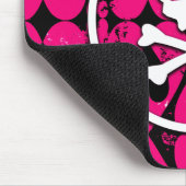 Emo Art Skull & Herz Mousepad (Ecke)