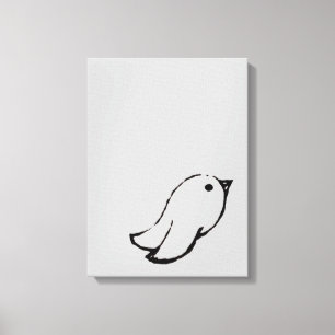 Emo Bird Leinwanddruck