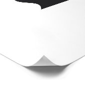 Emo boy with black hair poster (Ecke)