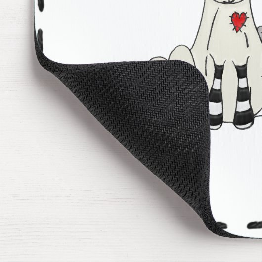 Emo Bunny Mousepad (Ecke)