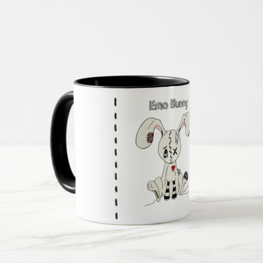 Emo Bunny Tasse (Vorderseite Links)