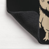 Emo Capybara Goth Punk immer noch Emo  Mousepad (Ecke)