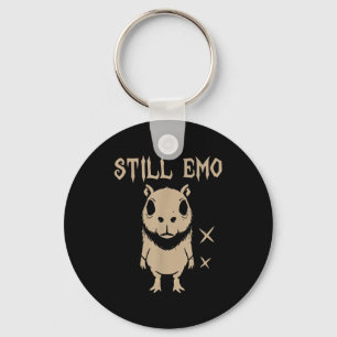 Emo Capybara Goth Punk immer noch Emo  Schlüsselanhänger