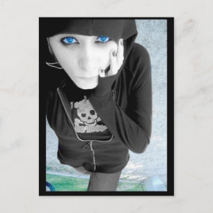Emo Child Postkarte