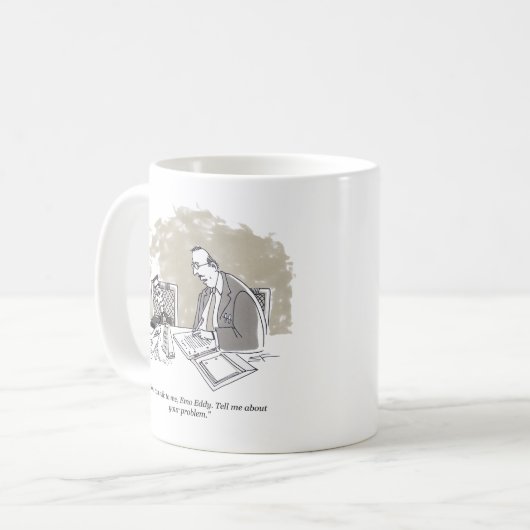 Emo Eddy coffee Tasse (Vorderseite Links)