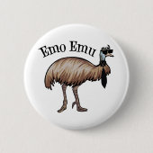 Emo Emu Button (Vorderseite)