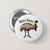 Emo Emu Button (Vorne & Hinten)