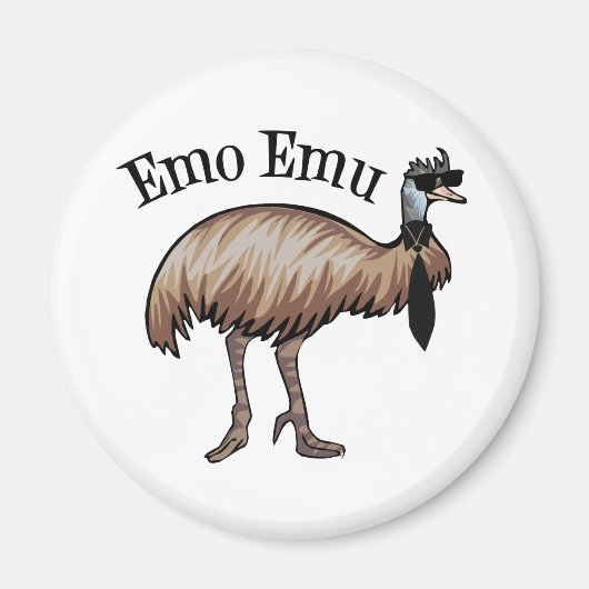 Emo Emu Magnet (Vorne)
