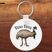 Emo Emu Schlüsselanhänger (Vorderseite)