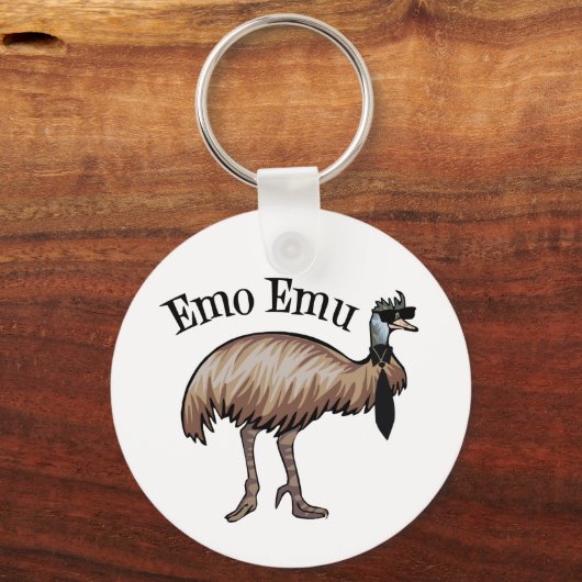 Emo Emu Schlüsselanhänger (Vorderseite)