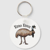 Emo Emu Schlüsselanhänger (Rückseite)