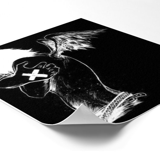 Emo Engel Poster (Ecke)