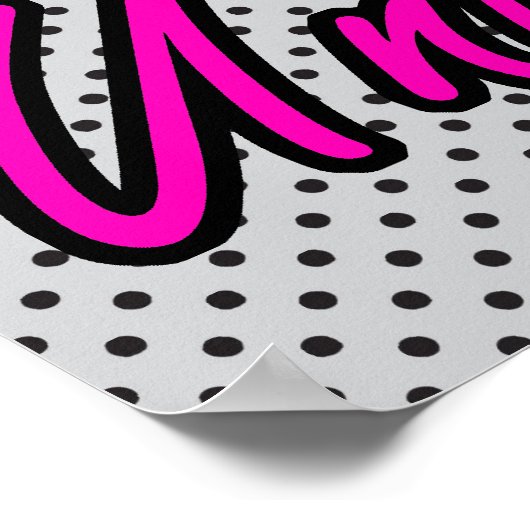 Emo Eye Heart I Liebe Einhorn Poster (Ecke)