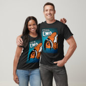 Emo finden, trauriger Clownfisch T-Shirt (Unisex)