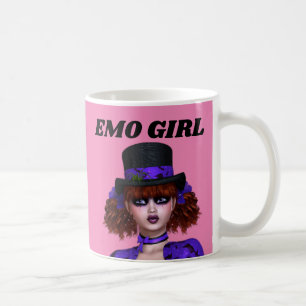 EMO GIRL GOTH COFFEGS MUGS KAFFEETASSE