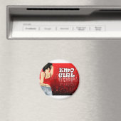 Emo Girl Magnet (In Situ (Geschirrspüler))