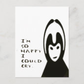 Emo Girl Postkarte (Vorderseite)