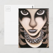 Emo Girl Postkarte (Vorne/Hinten)