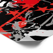 Emo Girl Skull Poster (Ecke)