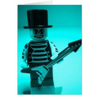 Emo Gitarrist kundenspezifisches Minifig durch