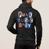 Emo - Goth - Rock - Anarchie - T - Shirt Hoodie (Rückseite)