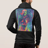 Emo - Goth - Rock - Anarchie - T - Shirt Hoodie (Rückseite)