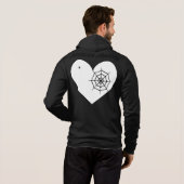 Emo - Goth - Rock - Anarchie - T - Shirt Hoodie (Schwarz voll)