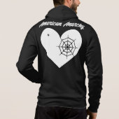 Emo - Goth - Rock - Anarchie - T - Shirt Hoodie (Rückseite)