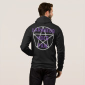 Emo - Goth - Rock - Anarchie - T - Shirt Hoodie (Schwarz voll)