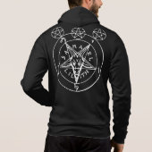 Emo - Goth - Rock - Anarchie - T - Shirt Hoodie (Rückseite)