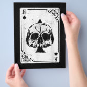Emo Gothic and Punk Ace Poker Game Flyer (Hand)