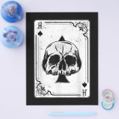 Emo Gothic and Punk Ace Poker Game Flyer (Einzeln)