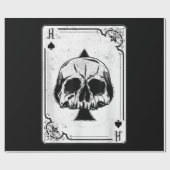 Emo Gothic and Punk Ace Poker Game Geschenkpapier (Flach)