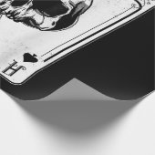 Emo Gothic and Punk Ace Poker Game Geschenkpapier (Ecke)