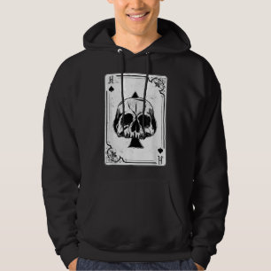 Emo Gothic and Punk Ace Poker Game Hoodie