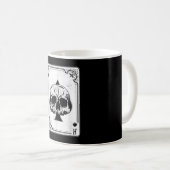 Emo Gothic and Punk Ace Poker Game Kaffeetasse (VorderseiteRechts)